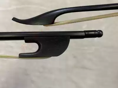 Pure black carbon fiber carbon Baroque test violin bow violin bow Ebony tail Library advanced