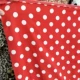 Miễn phí vận chuyển chấm thấm váy Polka Dot vải in chiffon hạt Paris seersucker váy quần rộng chân vải - Vải vải tự làm