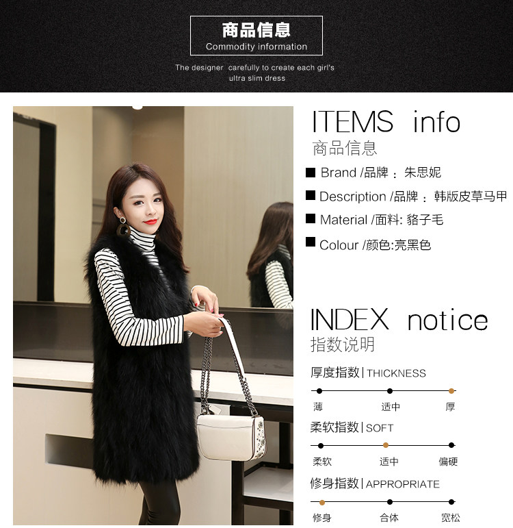 Manteau de fourrure femme - Ref 3174449 Image 10