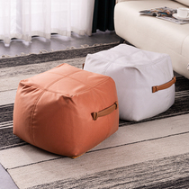 Nordic Creative Leather Mound Hand Sofa Stool Down-to-earth Footstool Home Living Room Minima Modern Cloth Bench Short Bench