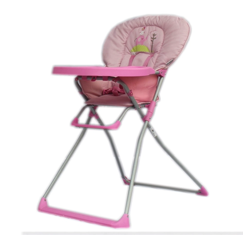 Многоцветный металлический простой детский стульчик для кормления