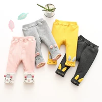 Quần legging bé gái mùa đông cộng với quần nhung dày cho bé quần ba lớp quần ấm cho bé quần cotton bé quần shop quần áo trẻ em