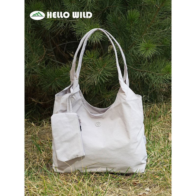 Hello Wild Outdoor Lightweight Travel Underarm Shoulder Bag Women's Daily Commuting Tote Bag Large Capacity Handbag Hello Wild Outdoor Lightweight Travel Underarm Shoulder Bag Women's Daily Commuting Tote Bag Large Capacity Handbag
