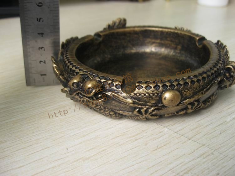 Bronze ashtray fashion creative resin personalized ashtray uncovered bar practical ashtray Dragon ashtray