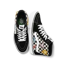 VANS MEN AND WOMEN SLIDING BOARD SHOES SKATE SERIES SK8-HI High Gang Chessboard Lattice Lacing Wear Shock Absorbing 1985 Skateboard
