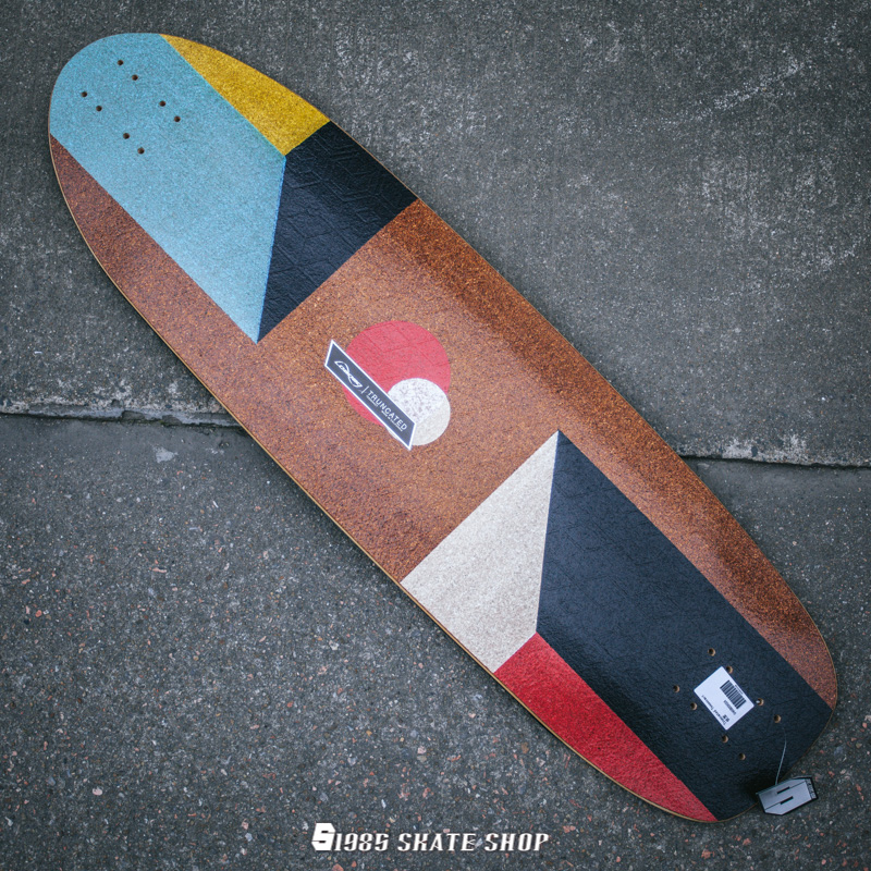 Imported long board surface Loaded cube all-around board basalt flat flower downhill 1985 skateboard