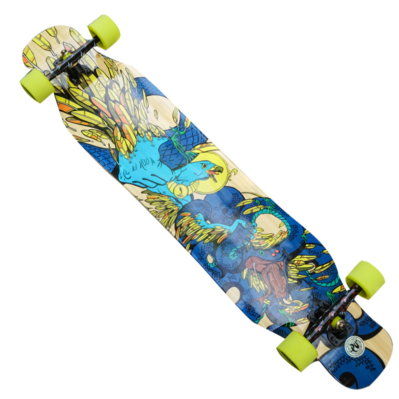 1985 Skateboard Shop Saint Beetle RA6 North Bucket Seven Stars Long Board Flat Flower Technique Dancing Generation Step Longboard Girl
