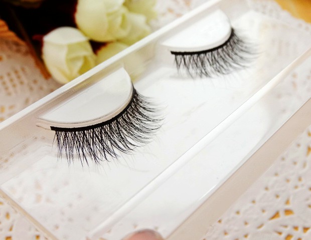 貂 lông mi giả cứng cuống tự nhiên chéo một mí hai mặt trang điểm nude S101 mô phỏng trên lông mi mi dưới giả