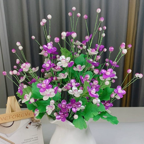 Набор материалов, плетеный браслет из бисера ручной работы, реалистичные цветочные композиции, бусины, DIY, домашний декор, букет