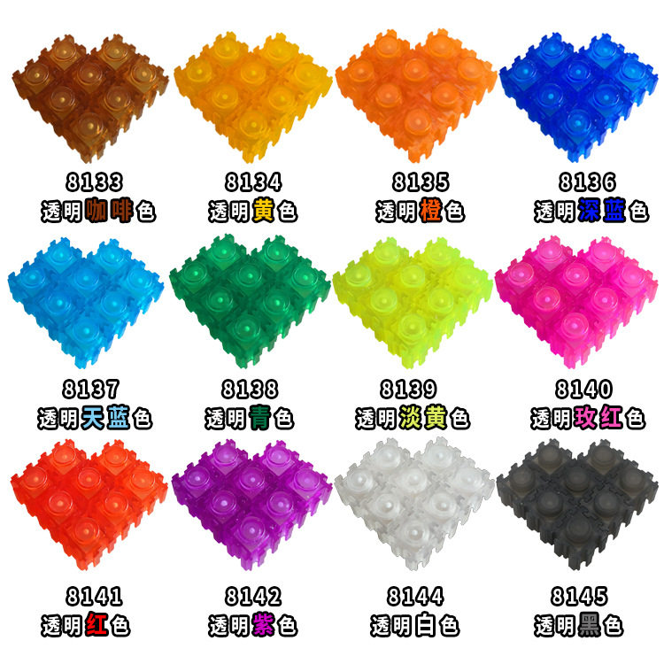 3D squared diamond micro building block pixel puzzle DIY keyboard shell display case mobile phone protection shell assembly small grain