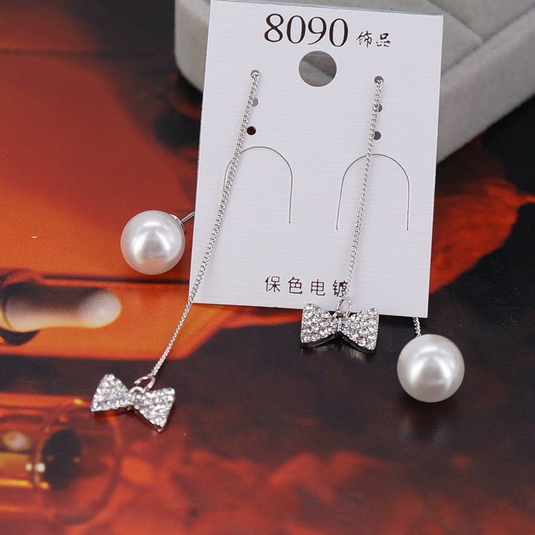 Boucles d oreilles pendantes Femme OTHER   en Alliage argent plaque plaque or - Ref 3099303 Image 2