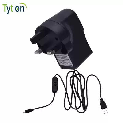 Raspberry pi Raspberry pi 4B 3B 5V 2 5A 3A button switching power supply fire Cow triangle British