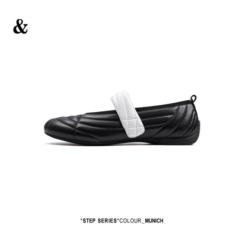 Cherry&Julie Designer's "Quiet Step Series" Munich Sheepskin Mary Jane Sports Ballet Shoes