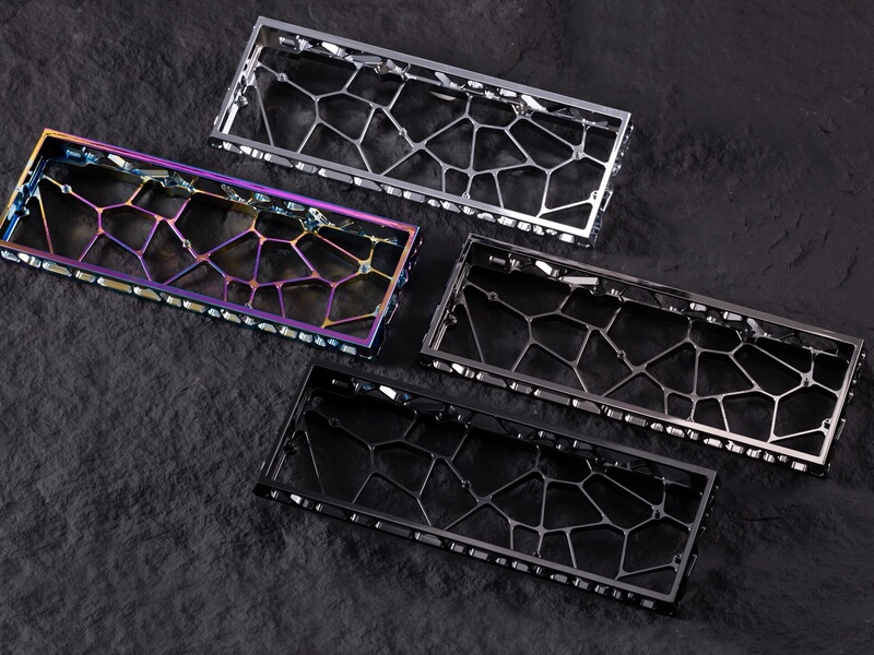 Daibox Mirror-Cut Aluminum Shell Compatible with Wooting60He, Zhirui Se, Rakka60, Ev63, Comes with a Diffuser Plate