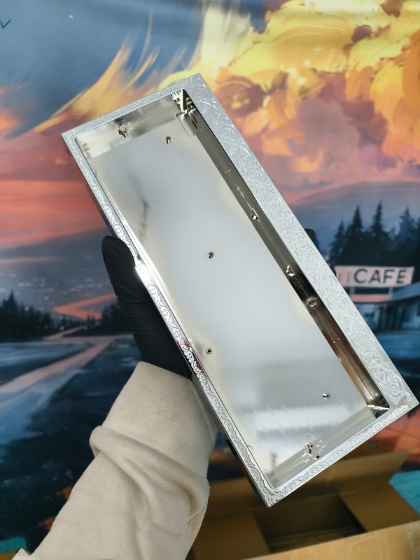 Gh60 Carved Aluminum Shell Compatible with Wooting60 Rakka Mad60 Gh60 Custom Modified Keyboard