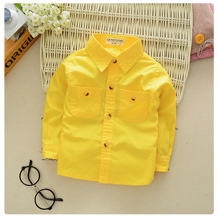 Chemise garcon à manche longue - Ref 2074587 Image 14