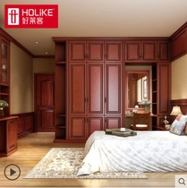 Holike bedroom closet door cabinet deposit