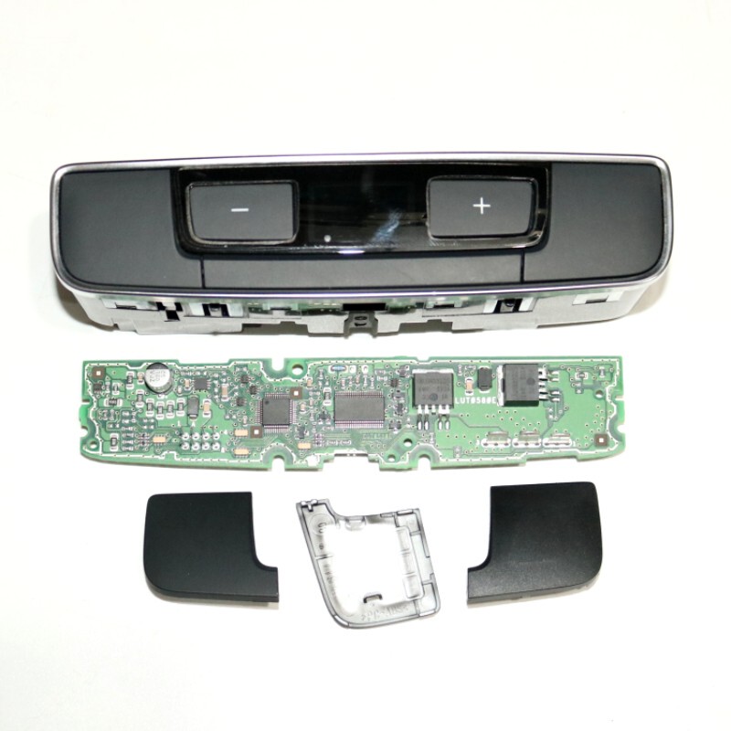 Suitable for 17-24 Year-Old Audi A4L A5 Q5L Q7 Rear Air Conditioning Panel Module Button Cover Shell Display Suitable for 17-24 Year-Old Audi A4L A5 Q5L Q7 Rear Air Conditioning Panel Module Button Cover Shell Display
