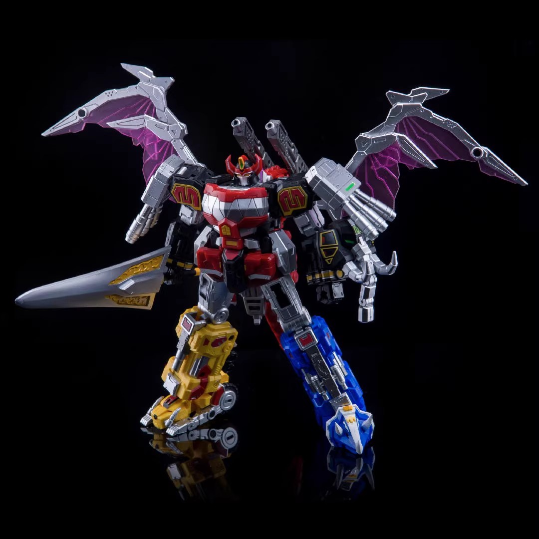 现货招财猫MICRO COSMOS MC-03 BEAST LORD兽王变形玩具再版！童年机甲