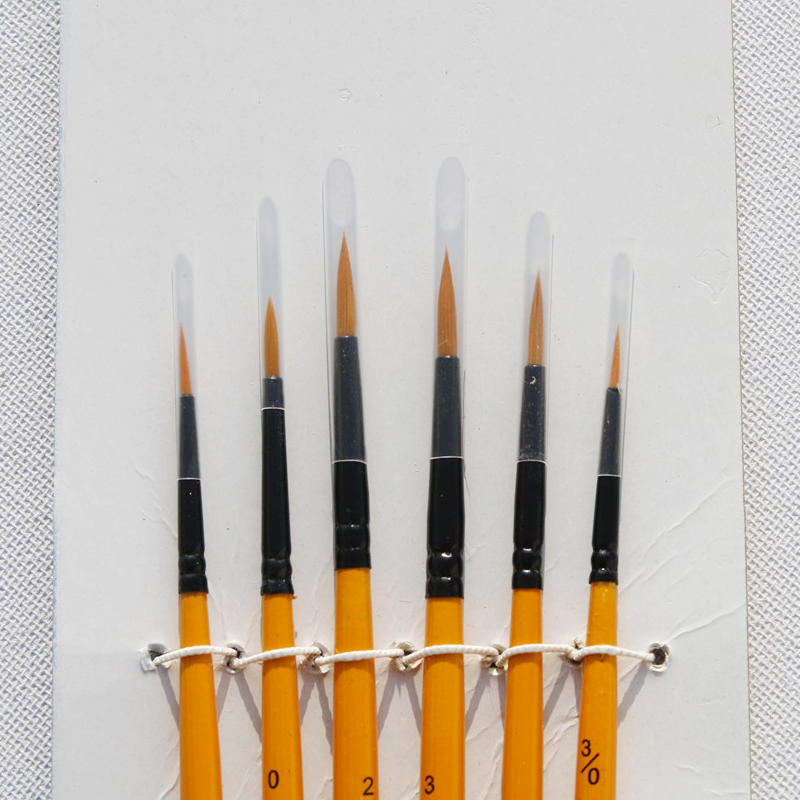 Hua Yun-propylene paintbrush oil painting water powder watercolor painting pen 6 sets of hook thread pen 5 paintbrush plate brush