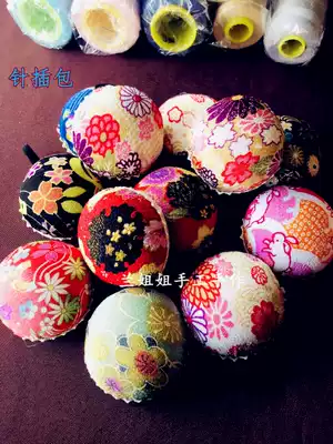 Needle box sewing hydrangea diy tool pin and wind wrist bag