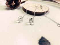 Millet Turquoise Bow Ball Flow Sume Accessories Alloy Silver Chain Transparent Beads Hat Earthen Pendant Diy Hand Matching