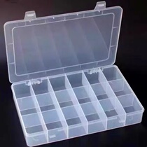 Acrylic rectangular 18 g earrings Earrings Jewellery Containing box Double buckle hanging wall Removable Hand Bow Ball Embroidered line containing box