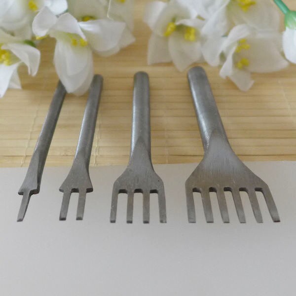 Bai Gang Ling Chop Diy Leather Carving Tool Hole Stitching Wallet Punching Making Puncher Spacing 3mm