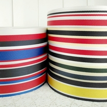  3 8CM Clothing shoes and hats webbing color encrypted nylon webbing streamers handmade DIY plain ribbon