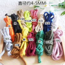 DIY fabric patchwork handmade accessories cotton rope thick about 4MM 1 meters from sale