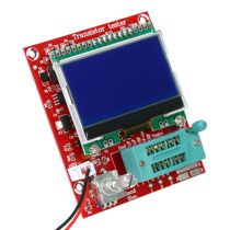 M8 Transistor tester upgrade M644 finished plate LCR Bridge Square wave function frequency measurement crystal oscillator voltage stabilizer tube