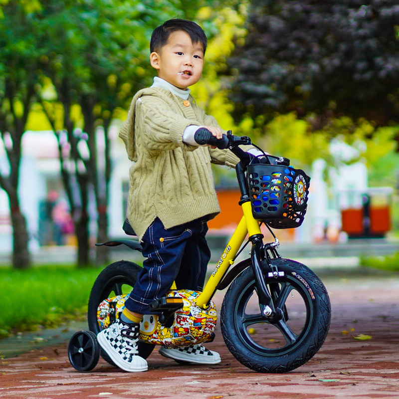 Children's bicycle little yellow duck genuine authorized boy 2-3-6 years old baby bicycle in the big girl stroller