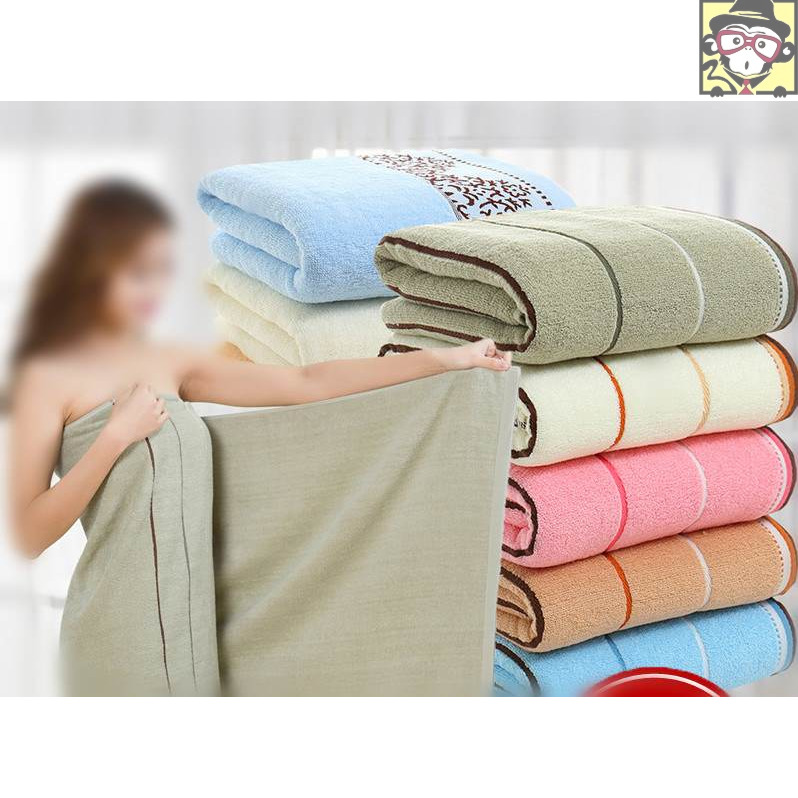 Hotel adult powder room gift women's bathrobe large size couple's bed and breakfast towel Bath towel two-piece set can be worn