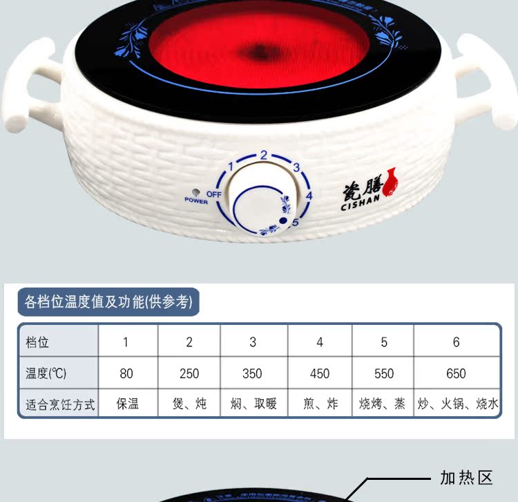 bếp từ nhập khẩu Bếp điện từ gốm sứ chống bức xạ bếp gia đình chống nóng nồi lẩu bếp nướng thông minh không chọn bếp lò đối lưu bếp từ tiết kiệm điện