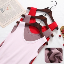 (clear cabin) autumn and winter derveled without marks and light warm vest Feminism lingerie blouse color lahm gush