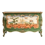 Американская сельская ретро -ретро -шесть -бакет Сюанганьский шкаф Сплошной лесной