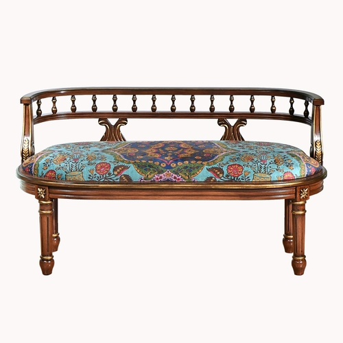 Ретро мебель из натурального дерева для двоих для отдыха, диван, в американском стиле