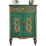 Американская сельская сельская туфли с твердым деревом ретро -старые два старых пищевых шкаф