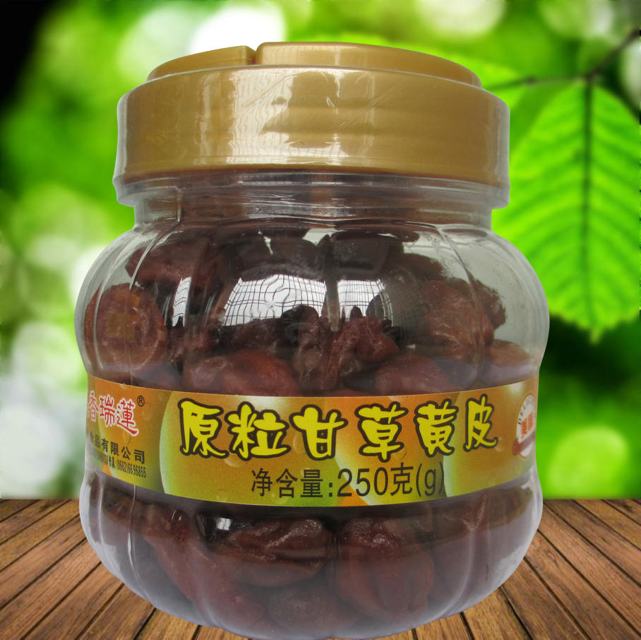 Yangjiang specialty lotus fragrant Ruilian original licorice yellow peel dried cold fruit office snack 250g