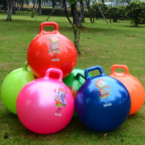 Большая ручка, игрушка для спортзала, надувной прыгучий мяч для детского сада для прыжков, увеличенная толщина, 45см
