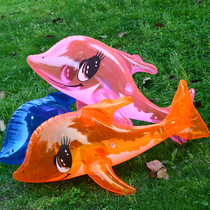 New inflatable sea animal toy inflatable big-eyed fish PVC inflatable animal with bells can be hung