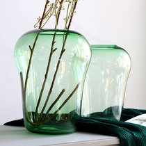 Large Number of vases Nordic Living room Bedrooms Creative minimalist glass transparent flower arrangements Water nourishing hydropony light lavish floral home