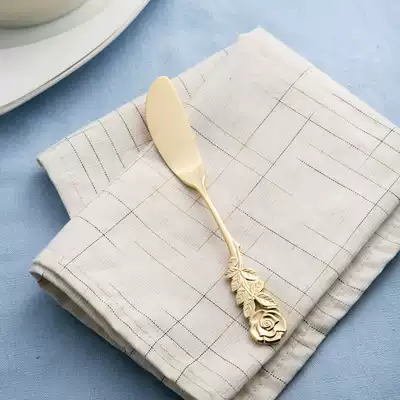 Japan imported Elfin Western food bread sauce knife sauce knife stainless steel exquisite cute butter knife cream knife