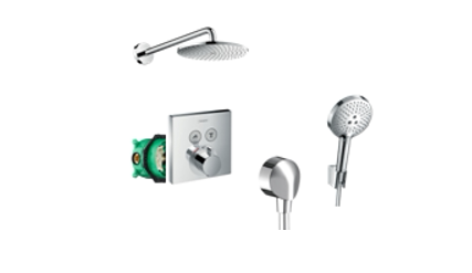 Hansgrohe Rain Concealed Shower Shower Shower Shower 27607007 27607000 Package Entrance Wall Shower Tap
