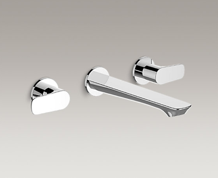 Kohler faucet K-31238T-4-CP 2BL Leo double-wall water bath faucet (to the smart model)