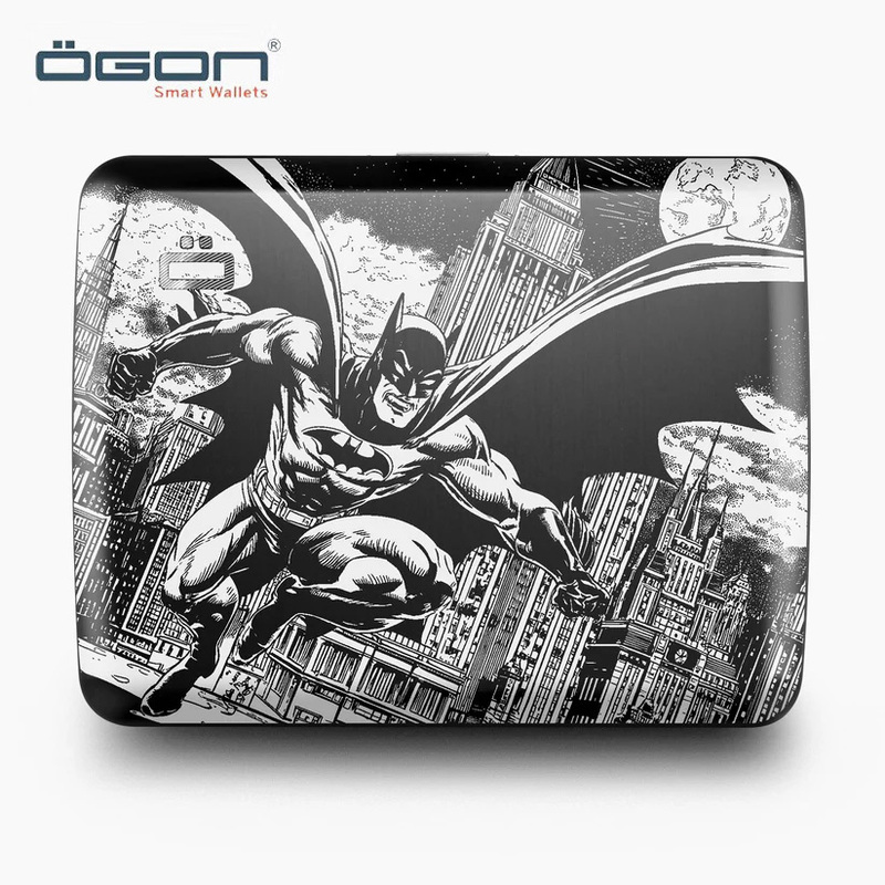 Ogon Aluminum Alloy Card Holder Waterproof Metal Wallet Driver's License Holder Batman Theme Fashion Gift French Original