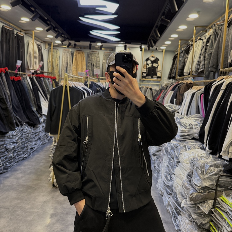 Off-Season American-Style Light Luxury Zip-Up down Jacket for Men, Trendy Functional Bomber Jacket, Baseball Jacket, Winter Top Off-Season American-Style Light Luxury Zip-Up down Jacket for Men, Trendy Functional Bomber Jacket, Baseball Jacket, Winter Top