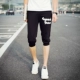 Đàn ông trung niên cotton nhiều túi cắt quần nam cộng với phân bón XL eo cao thun thun quần short