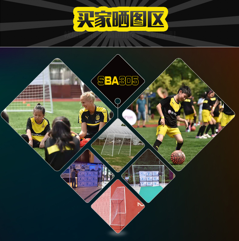SBA305 năm-a-side bóng đá khung mục tiêu ống thép đơn giản mục tiêu 3 * 2 m tiêu chuẩn 5-a-side bóng đá khung mục tiêu với bóng net 	tất bóng đá nike dài	