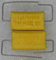 PHILIPS 341 1 5u 100V 1st generation BBC ROGERS 3 5A large gold speaker crossover capacitor